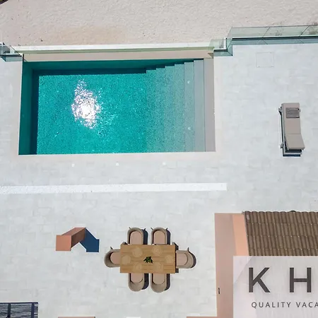 빌라 Akrothea With Panoramic View And Private Pool Razáta