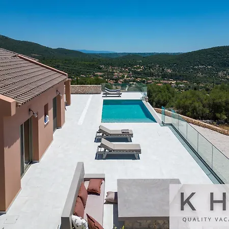 빌라 Akrothea With Panoramic View And Private Pool *