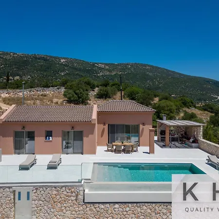 Akrothea With Panoramic View And Private Pool 빌라 *
