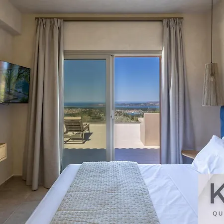 Akrothea With Panoramic View And Private Pool 빌라