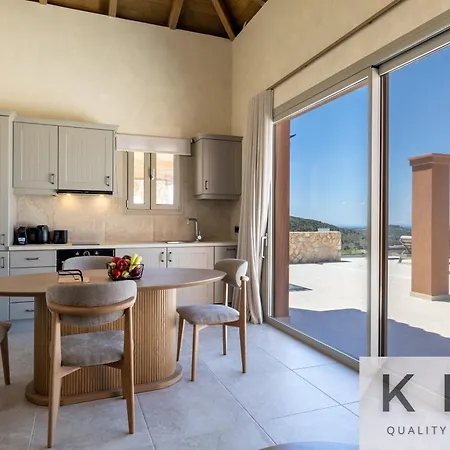 빌라 Akrothea With Panoramic View And Private Pool *