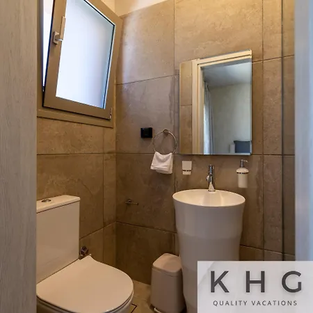 빌라 Akrothea With Panoramic View And Private Pool