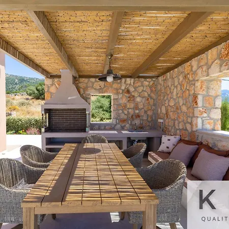 빌라 Akrothea With Panoramic View And Private Pool *